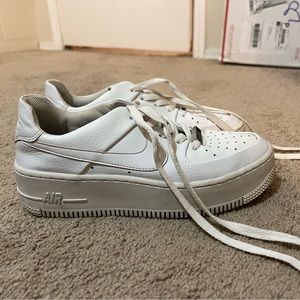 Platform Nike Air Forces White